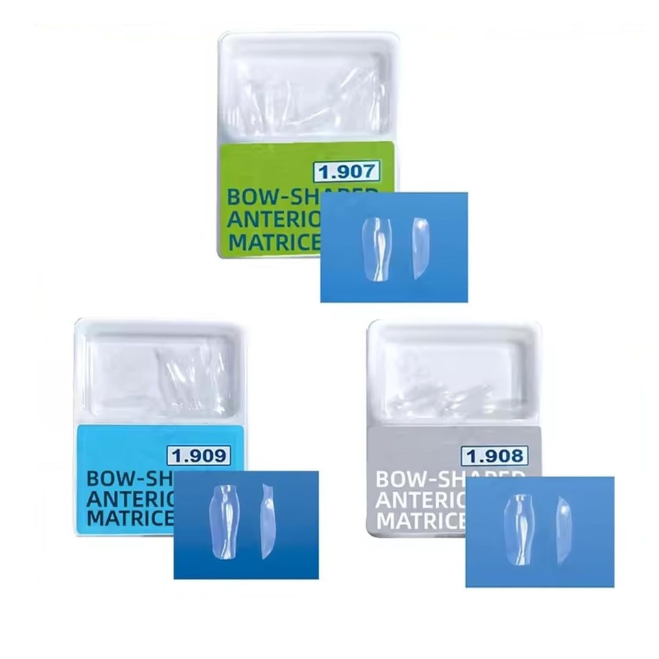 Dental Clear Matrix Anterior Matrices Bow BT L/M/S Fits Bioclear Matrice TOR VM