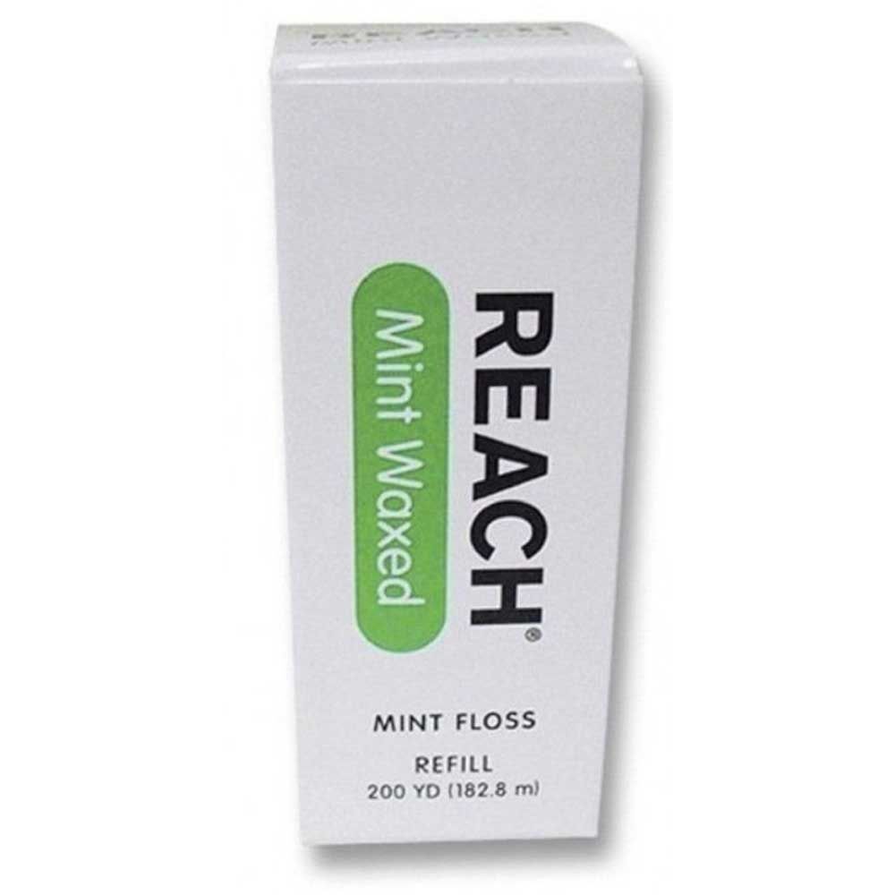 Reach Waxed Mint Dental Floss 200 yard – Refill 1/Box
