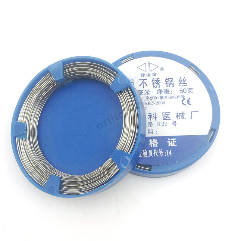 Dental Orthodontic Stainless Steel Wire 0.5 0.6 0.7 0.8 0.9 1.0 1.2 1.4 1.6 1.8