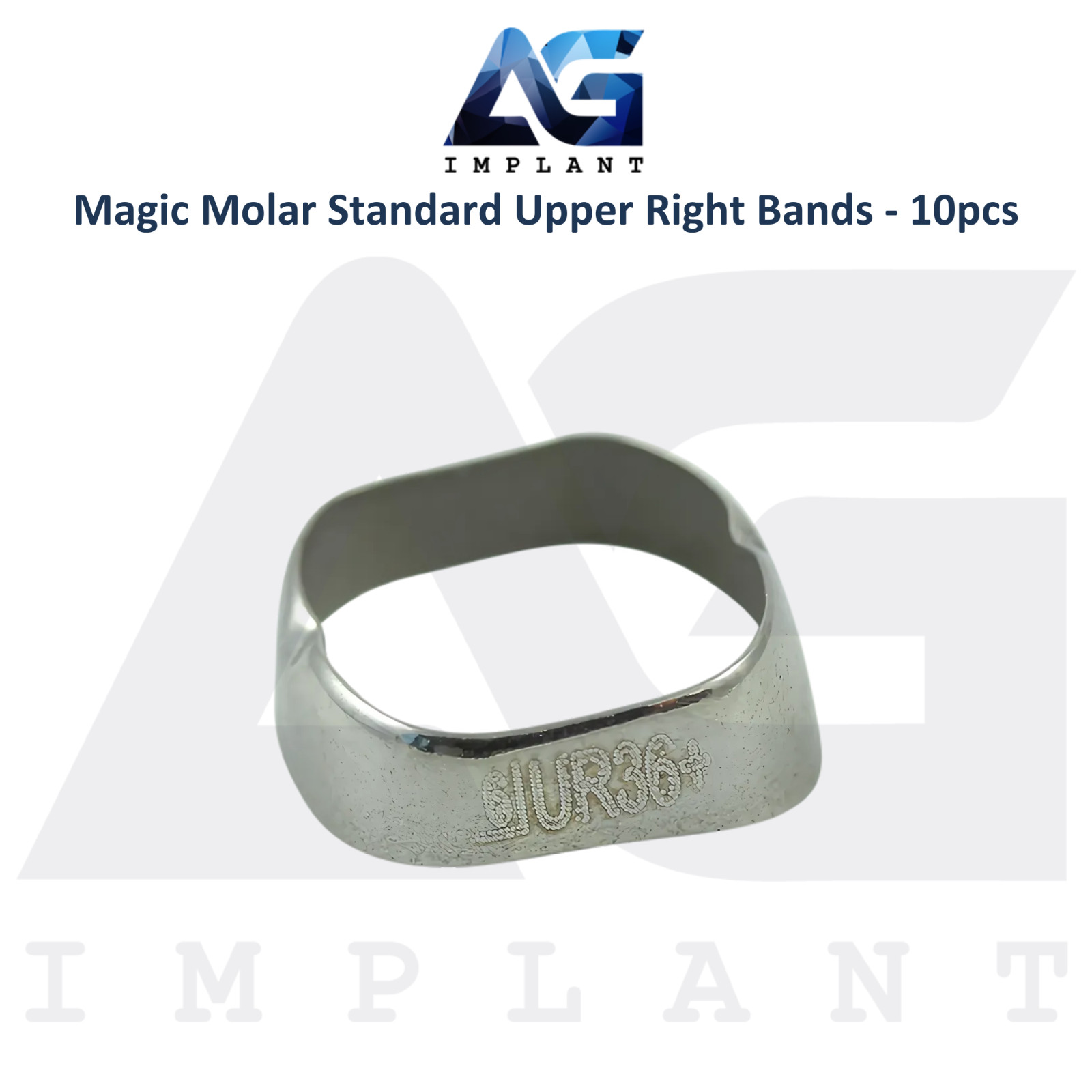Magic Molar Standard Upper Right Ortho Bands 10pcs Solid Anchor Dental Procedure