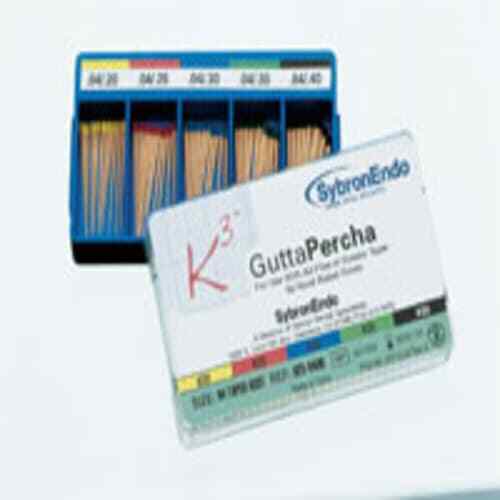 K3 Gutta Percha #25, .04 Taper Points, 50/Pk