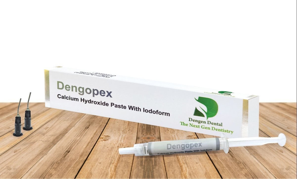 5 x Dental DengoPex Calcium Hydoxide Paste with Iodoform 2.2g Syr