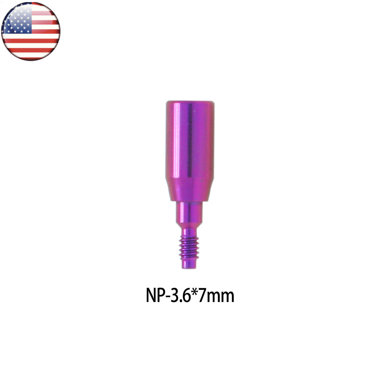 US NOBEL Dental Healing Abutment RP/NP Compatible Active ∅3.6 ∅5.0 ∅6.0 H3/5/7mm