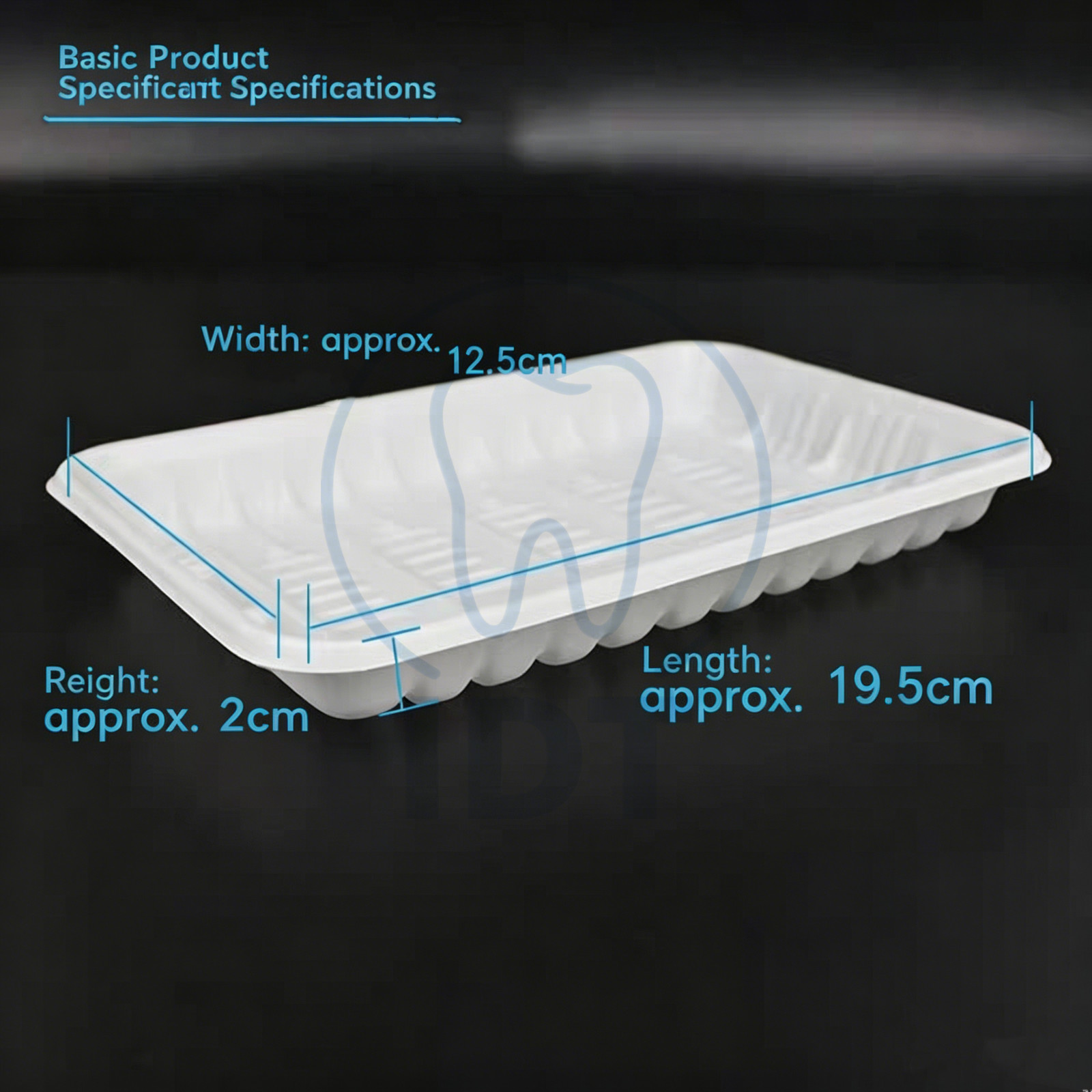 Disposable Dental Instrument Tray 50 Pcs, Clinic Lab Organization
