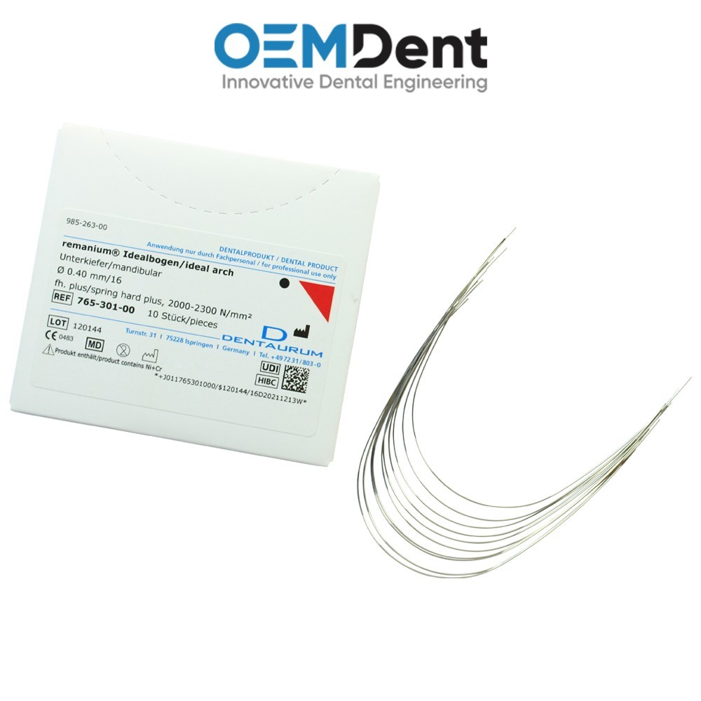 Dental Dentaurum Remanium® Ideal Arch Round Archwires Upper & Lower Jaw Ortho