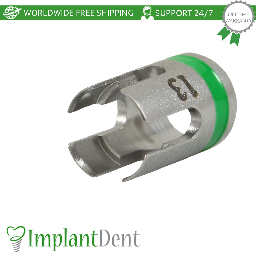 Dental Drill Stopper 3.65mm – Green Stainless Steel Dentistry Tool