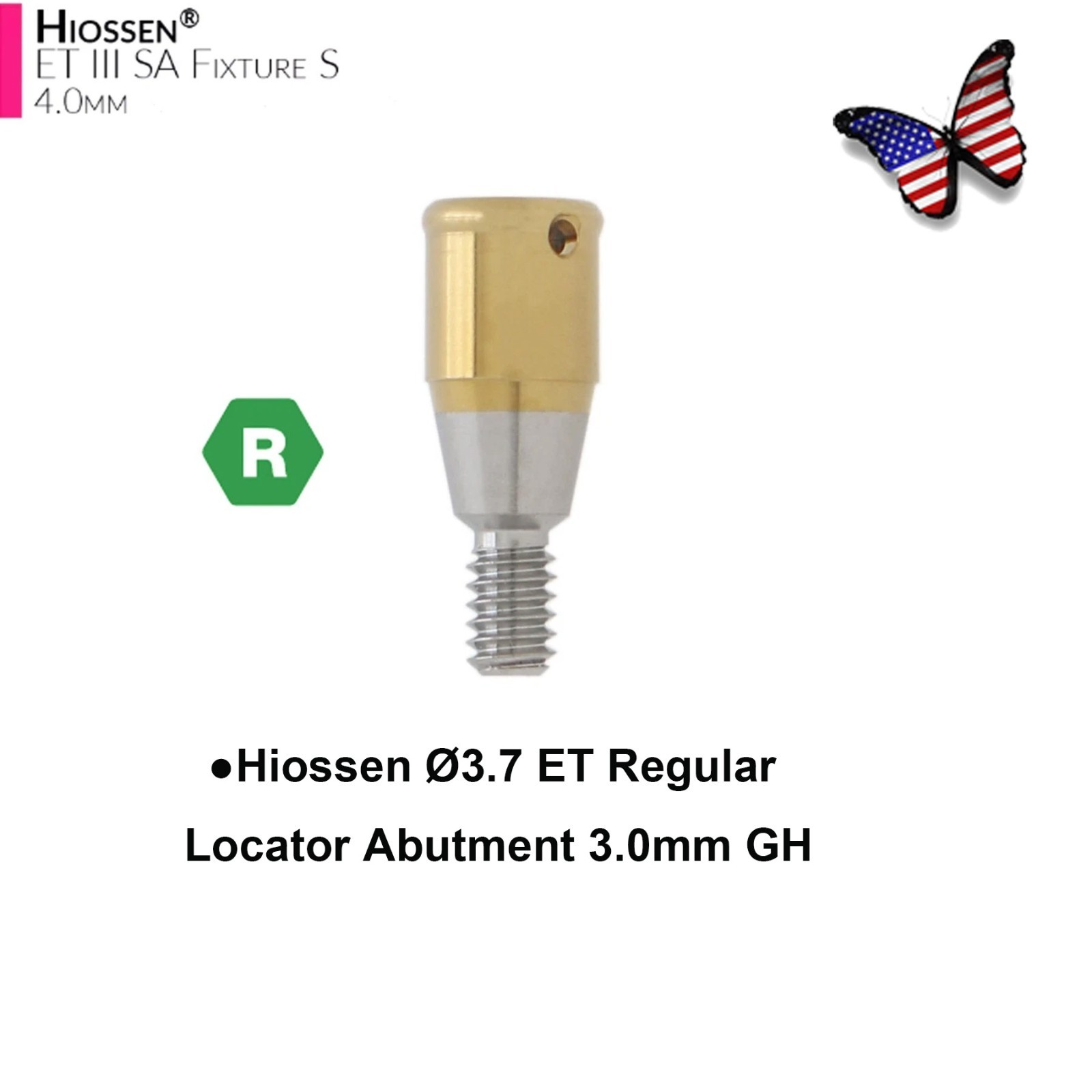 US HIOSSEN ET Locator Overdenture Abutment Mini/Regular Platform Oss Attachment