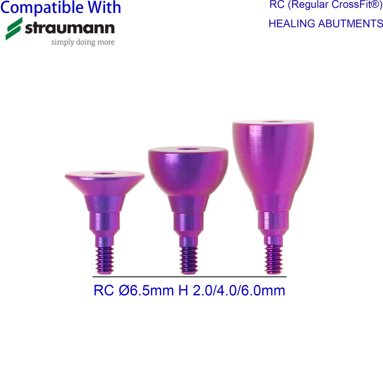 US Dental Healing Abutment Closure Fit Straumann ITI Mini Regular