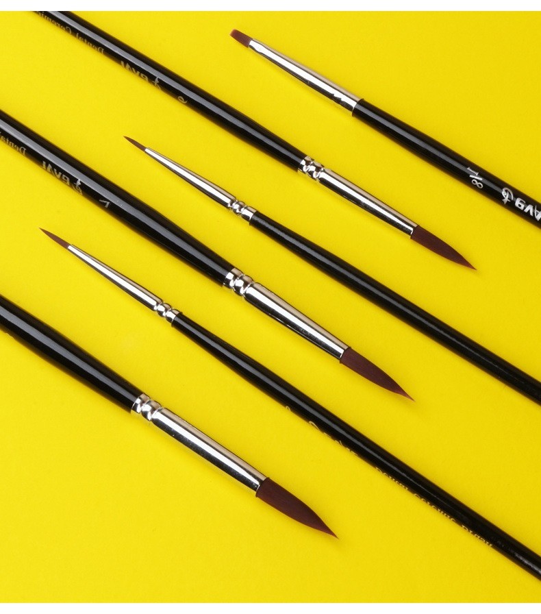 1 set Dental Adhesive Porcelain Teeth Brush Pen Composite Resin Shaping Brushes