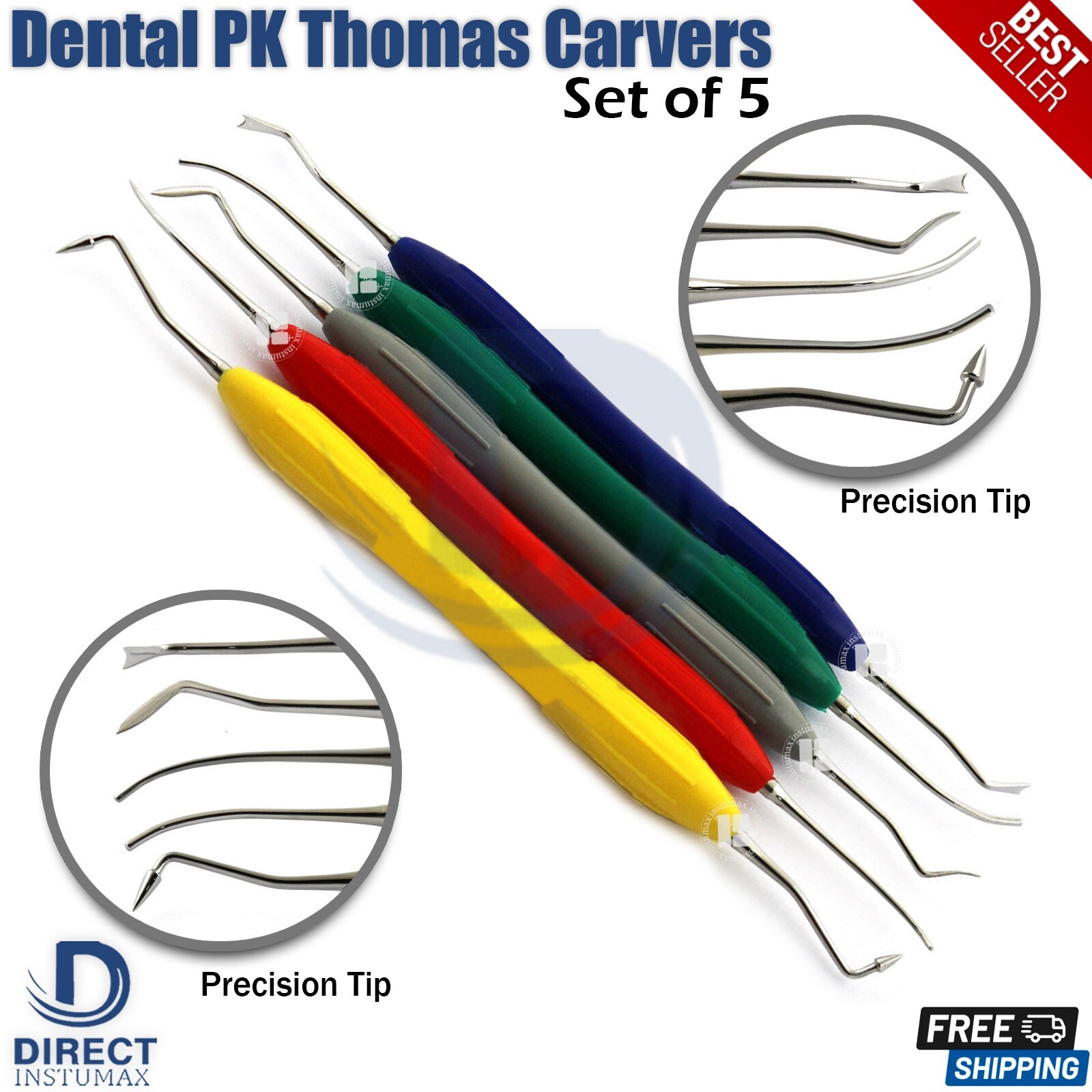 Dental Laboratory Waxing Instruments Lab Technician Mixing & Modeling Carvers CE