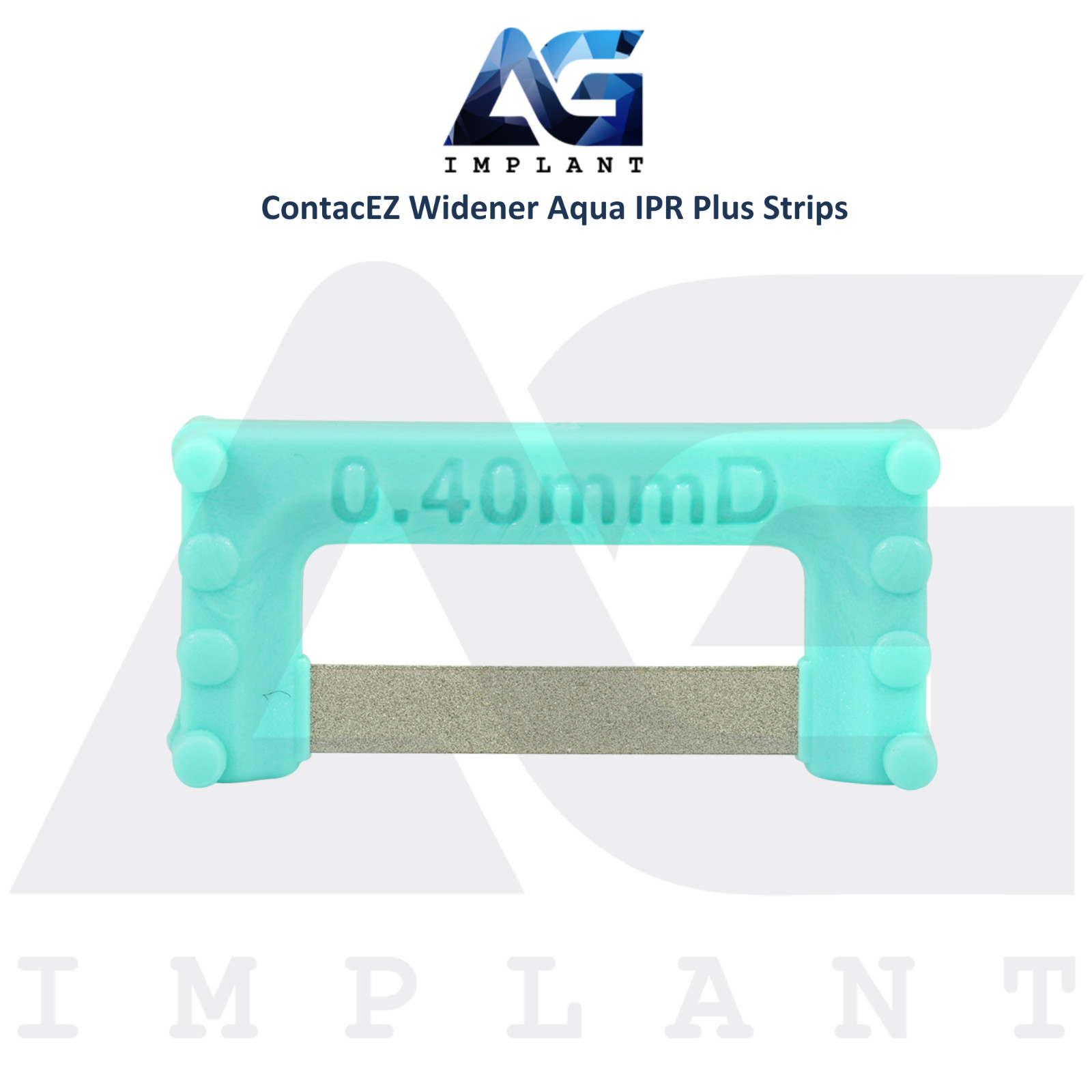 Double Sided Widener Aqua Flexible Diamond Coated Dental IPR Plus Strips Set
