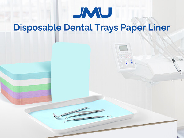 1000/Case JMU Dental Medical Paper Tray Cover Liner, Tattoo Size B (12.25″x8.5″)