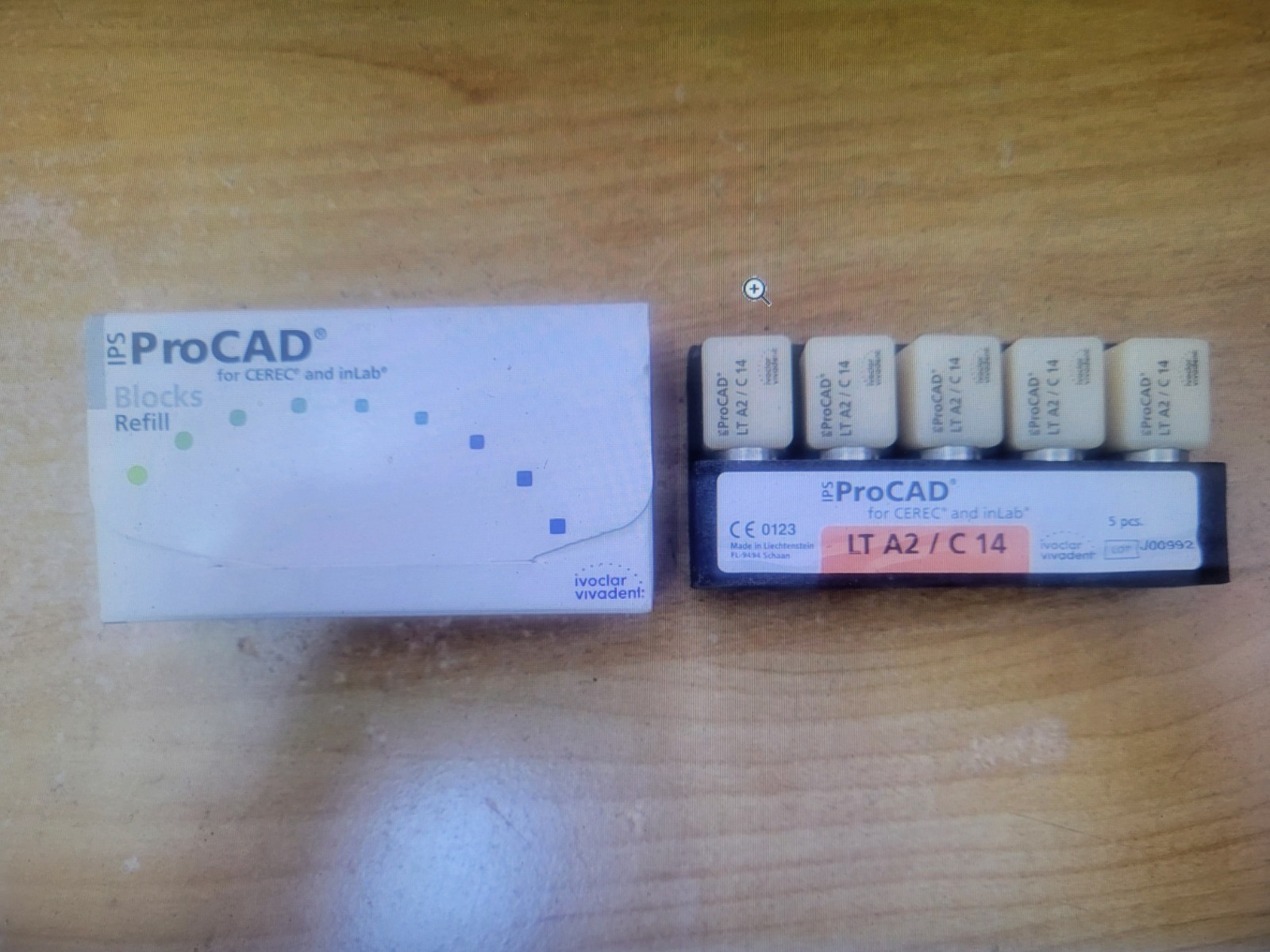 Ivoclar CEREC and InLab PROCAD LT A2 – PKG of 5
