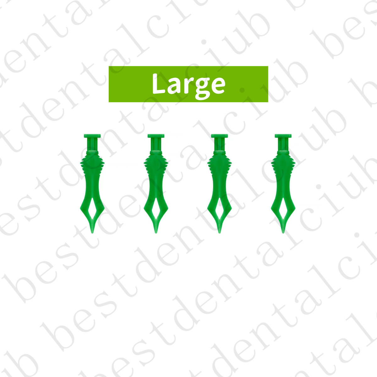 80pcs Dental Diamond Wedges Plastic Fixing Diastema Adaptive Interdental Wedge