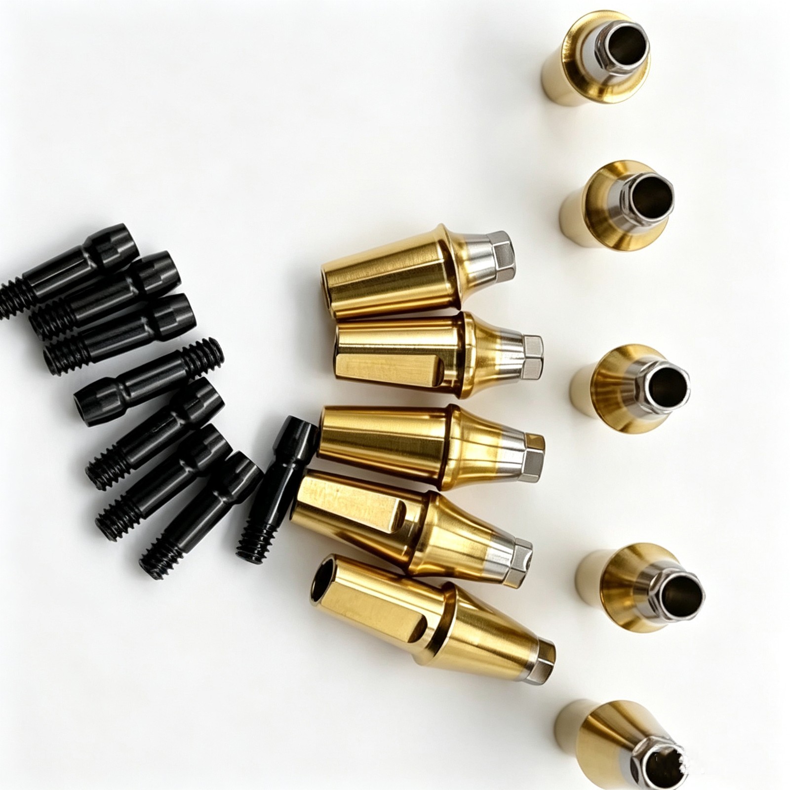 Dental Transfer Cemented straight abutment fit Oss Hiossen Mini Regular platform