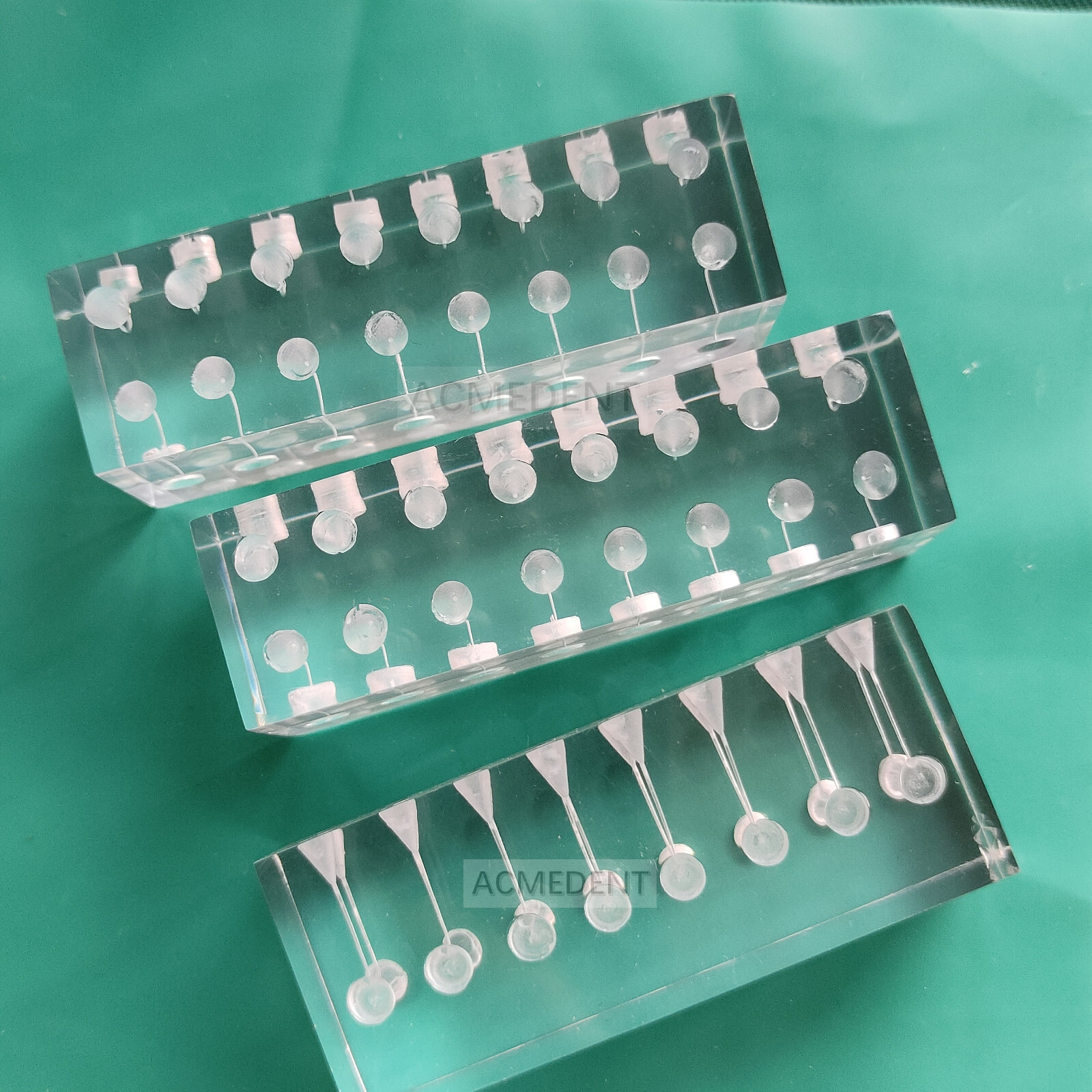 1Piece Dental Endo Files Practise Blocks RCT Block 16-Root Canal Sixteen IN ONE