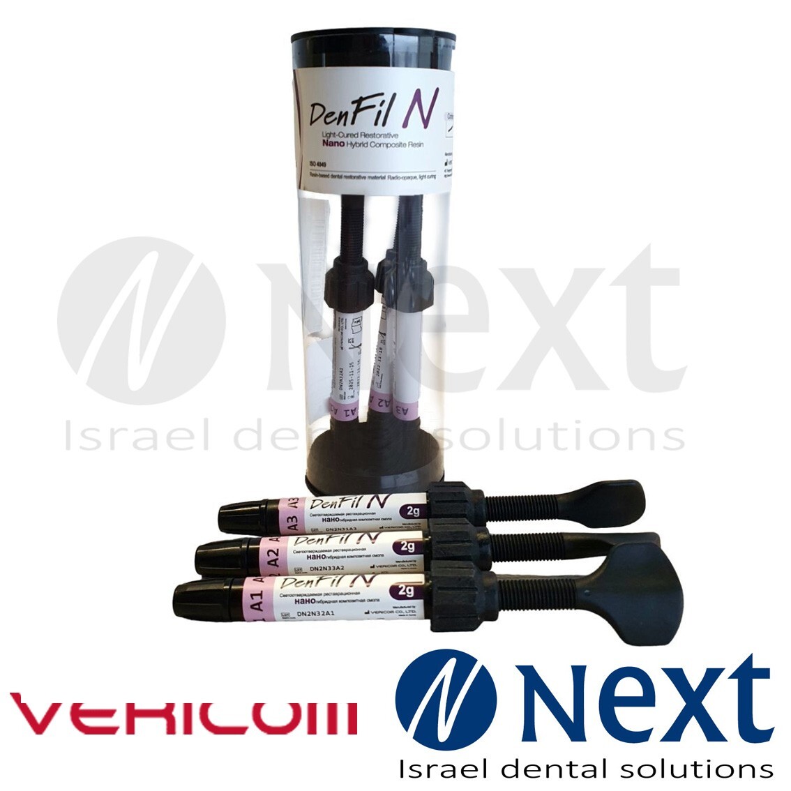 DenFil N Kit Light-cured Restorative Nano Hybrid Composite Resin A1/A2/A3
