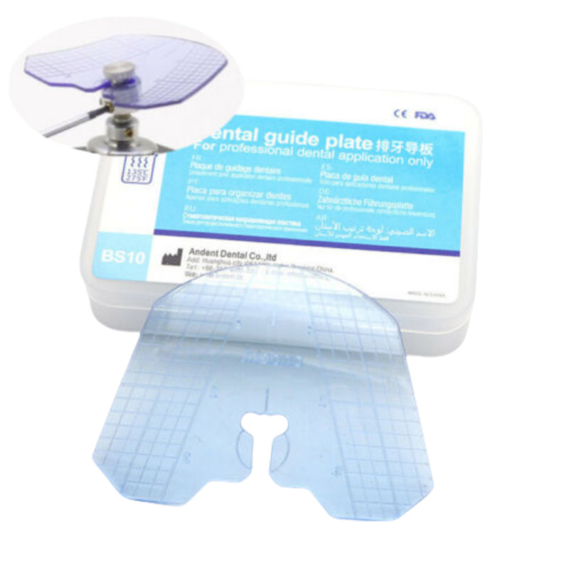 2 pieces Dental Guide Template Plate Denture False Teeth Arrangement