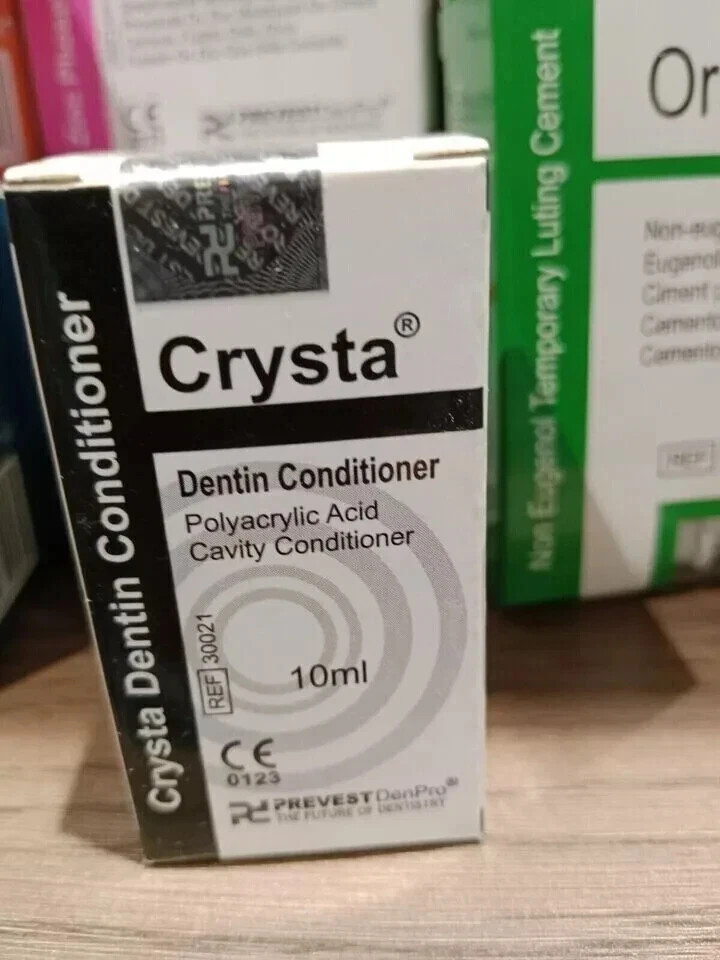 Dental CRYSTA Polyacrylic Acid Cavity Dentine Conditioner 6g Pack