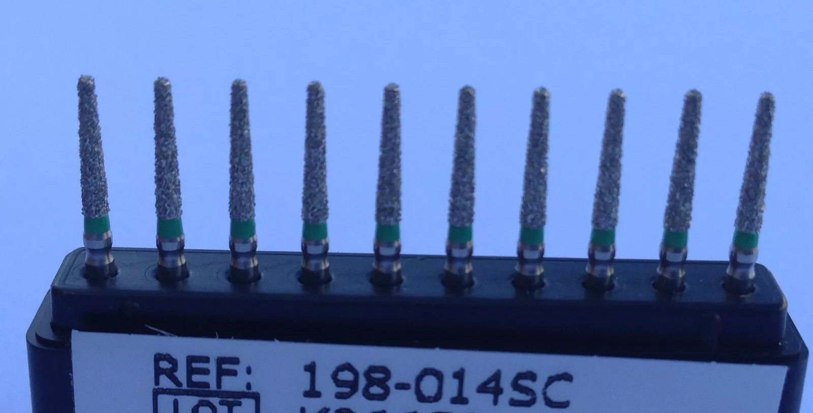 Diamond Burs 50 X 198-856-014s 1.4 mmDiameter 8mm Cutting Length. # 198-014Sc