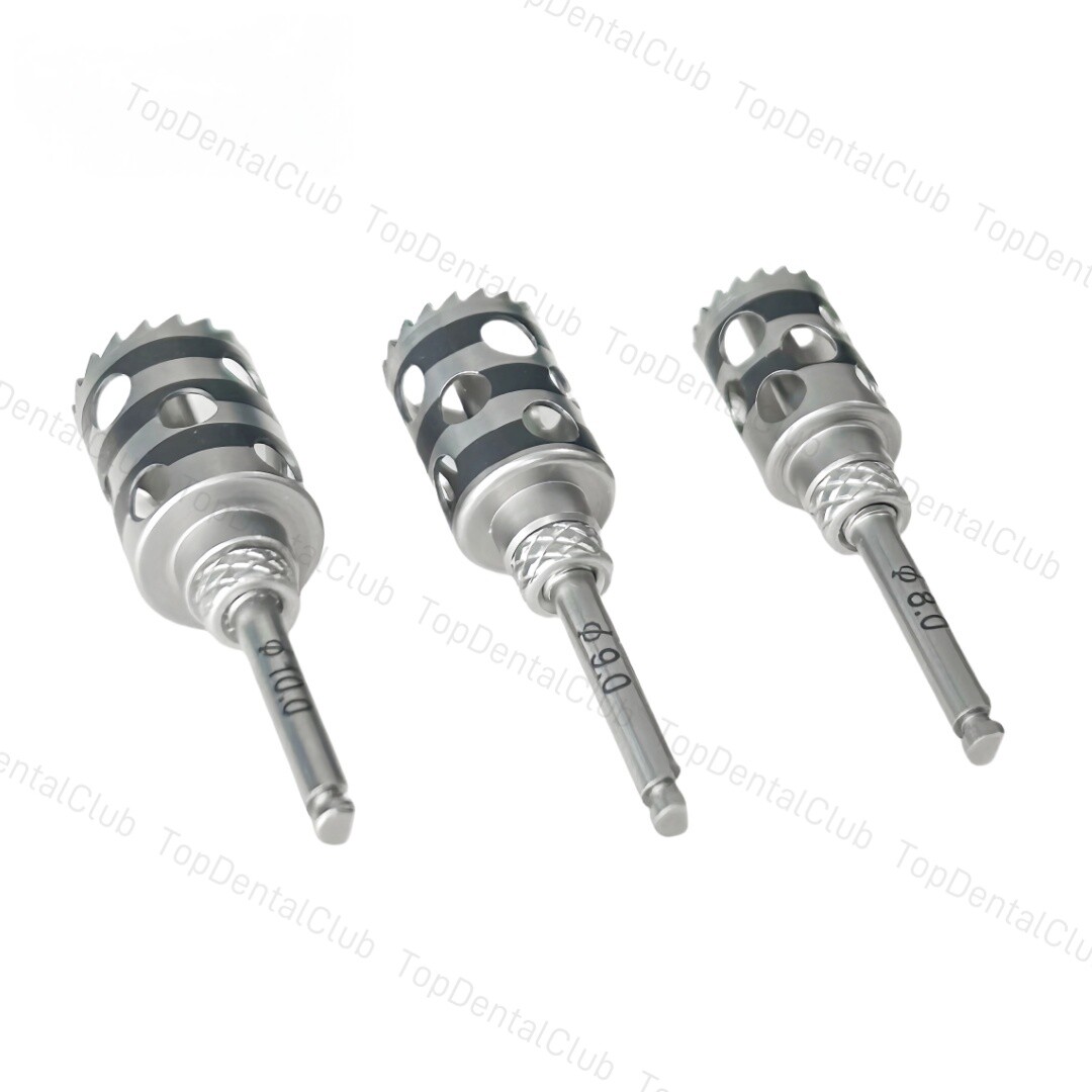 Dental SLT Half Moon Shaped Harvest Drill Semilunar Technique Collector Bone