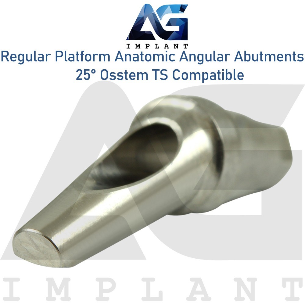 Angled Anatomic Prosthetic 25° Regular Platform 2.5mm 0sstem®TS Compatible