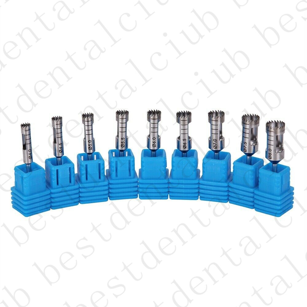 Dental Cutting Trephine Drill Sharp Burr Planting Drills Harvest ITI NOB