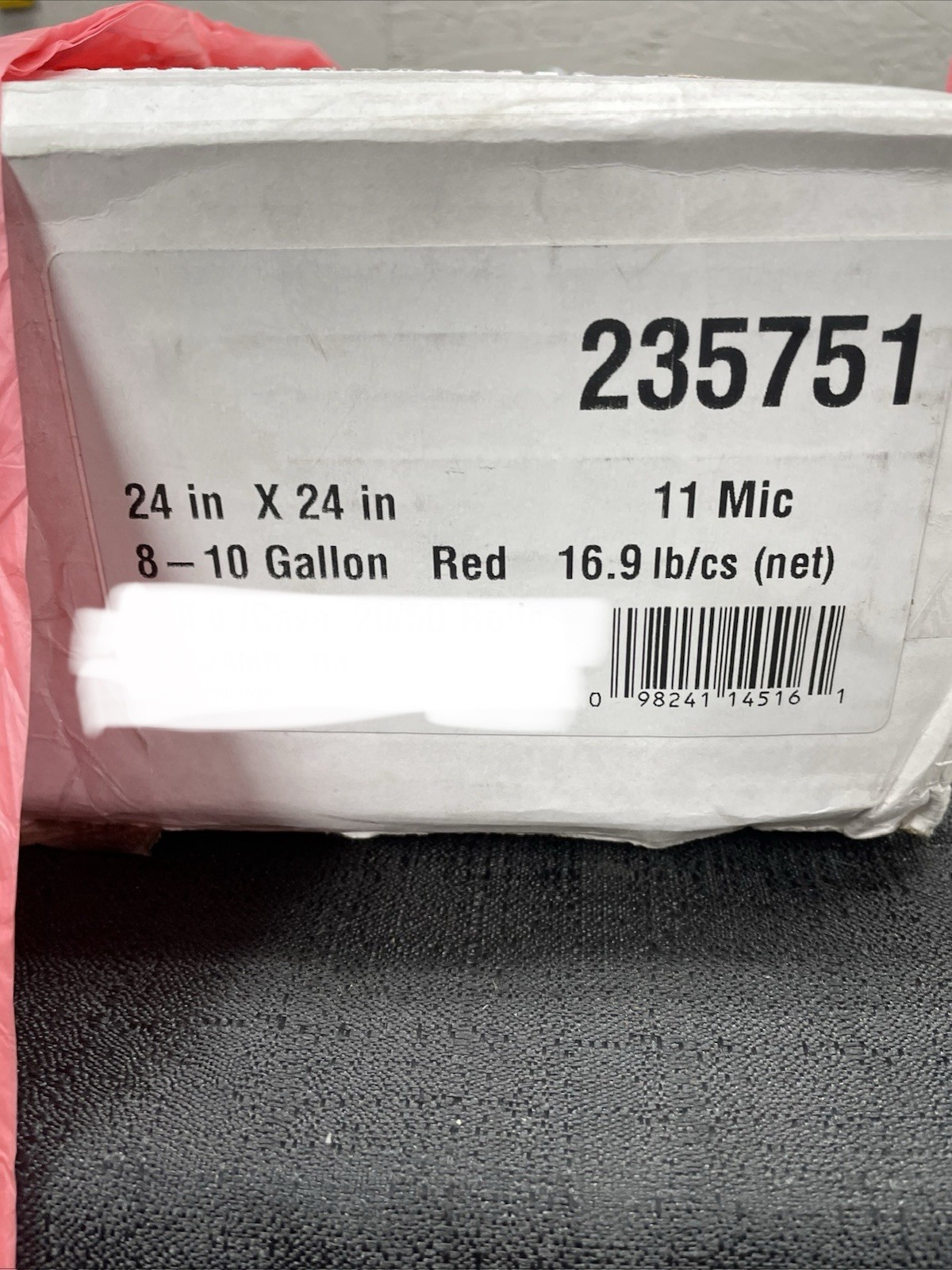 Roll of 50 BAGS BioHazard Bags RED Infectious Waste 24″x24″ 8-10 Gal