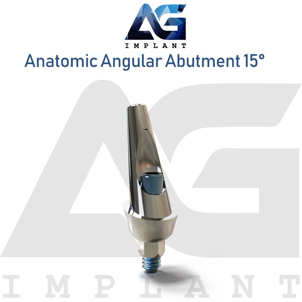 5 Anatomic Angular Prosthetic 15° Aesthetic Titanium Int Hex 2.42mm