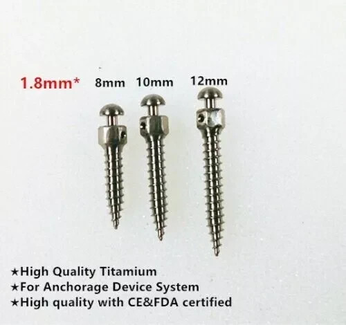 15 Sizes Dental Orthodontic Screws Micro Implants Mini Screw Self-Drilling New