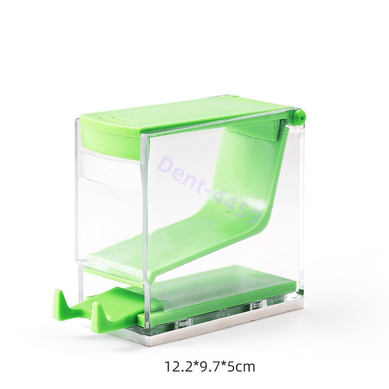 Dental Cotton Roll Dispenser Holder Case Press Type Hygienic Divider Box