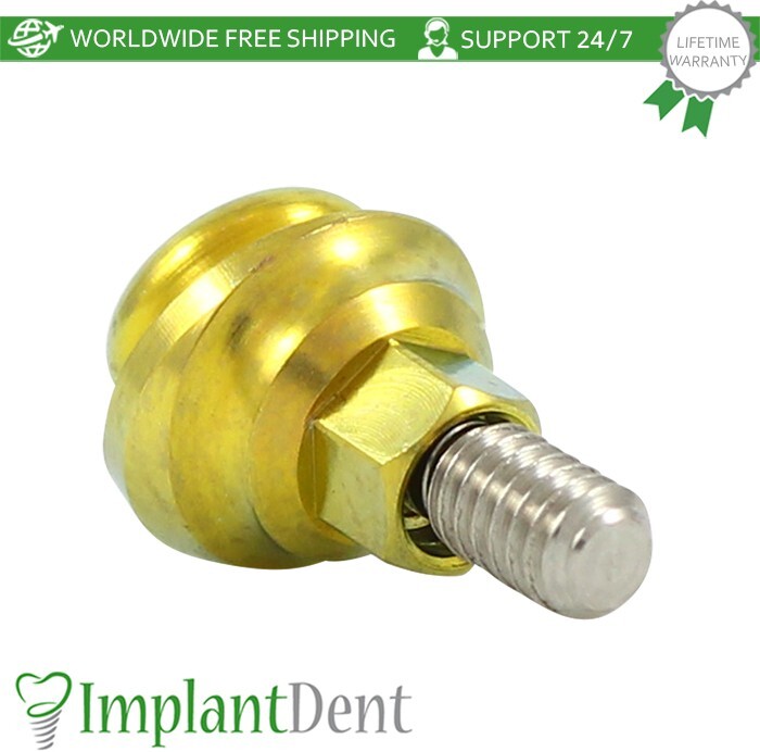 5x Angulated 30° Lokator Titanium Attachment Dental Int Hex Connection 2.42mm