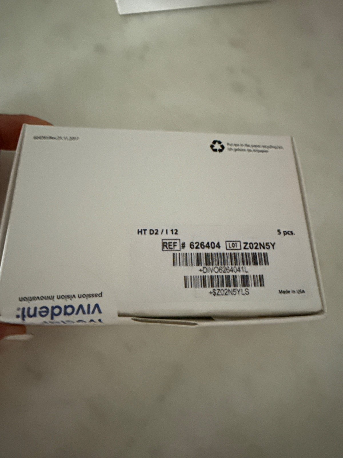 IPS e.max CAD HT Milling Blocks High Translucency I12 D2 For CEREC 5/Bx