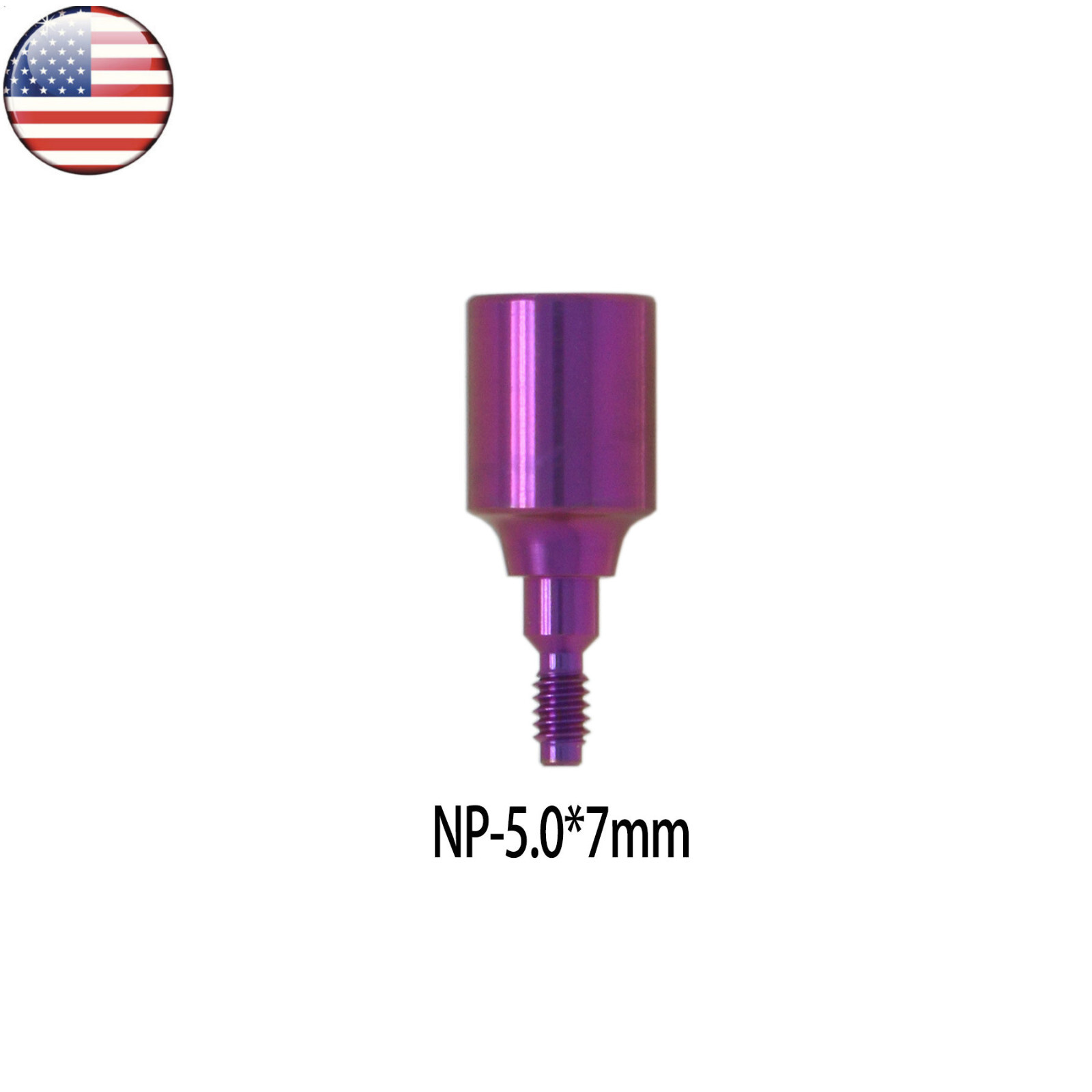 US NOBEL Dental Healing Abutment RP/NP Compatible Active ∅3.6 ∅5.0 ∅6.0 H3/5/7mm