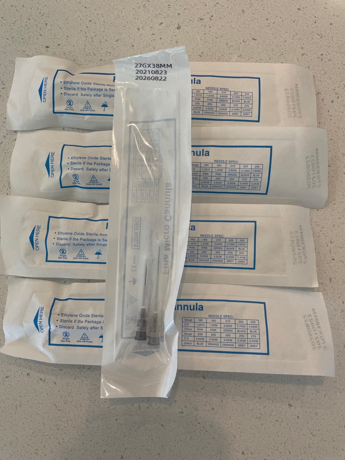 27G X 38MM FMC Fine Mirco Cannula – USA