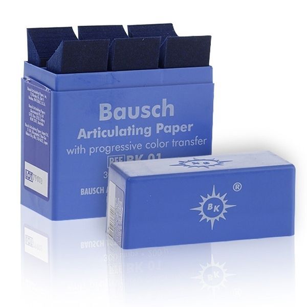 Bausch .008″ (200 microns) BLUE Articulating Paper Strips, 300 Strips