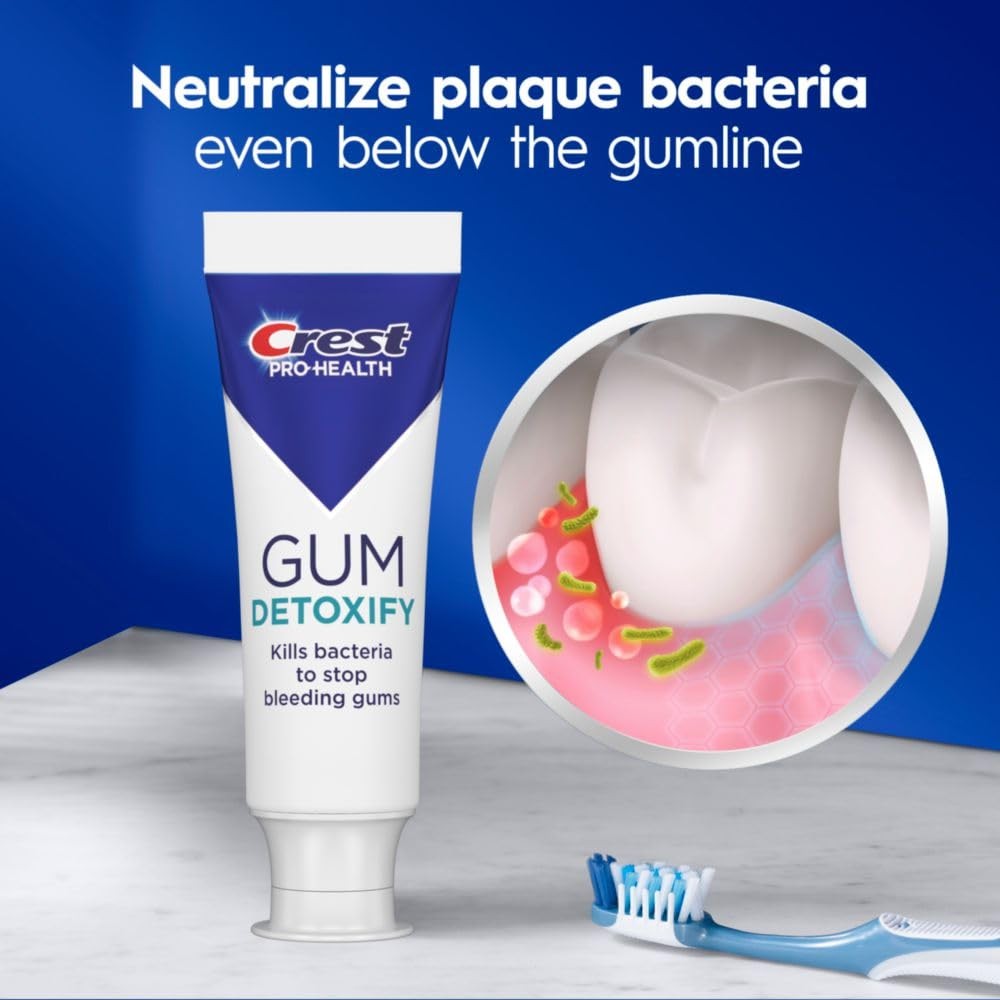 Crest Pro-Health Gum Detoxify Deep Clean Toothpaste 2.6 oz – Anticavity,