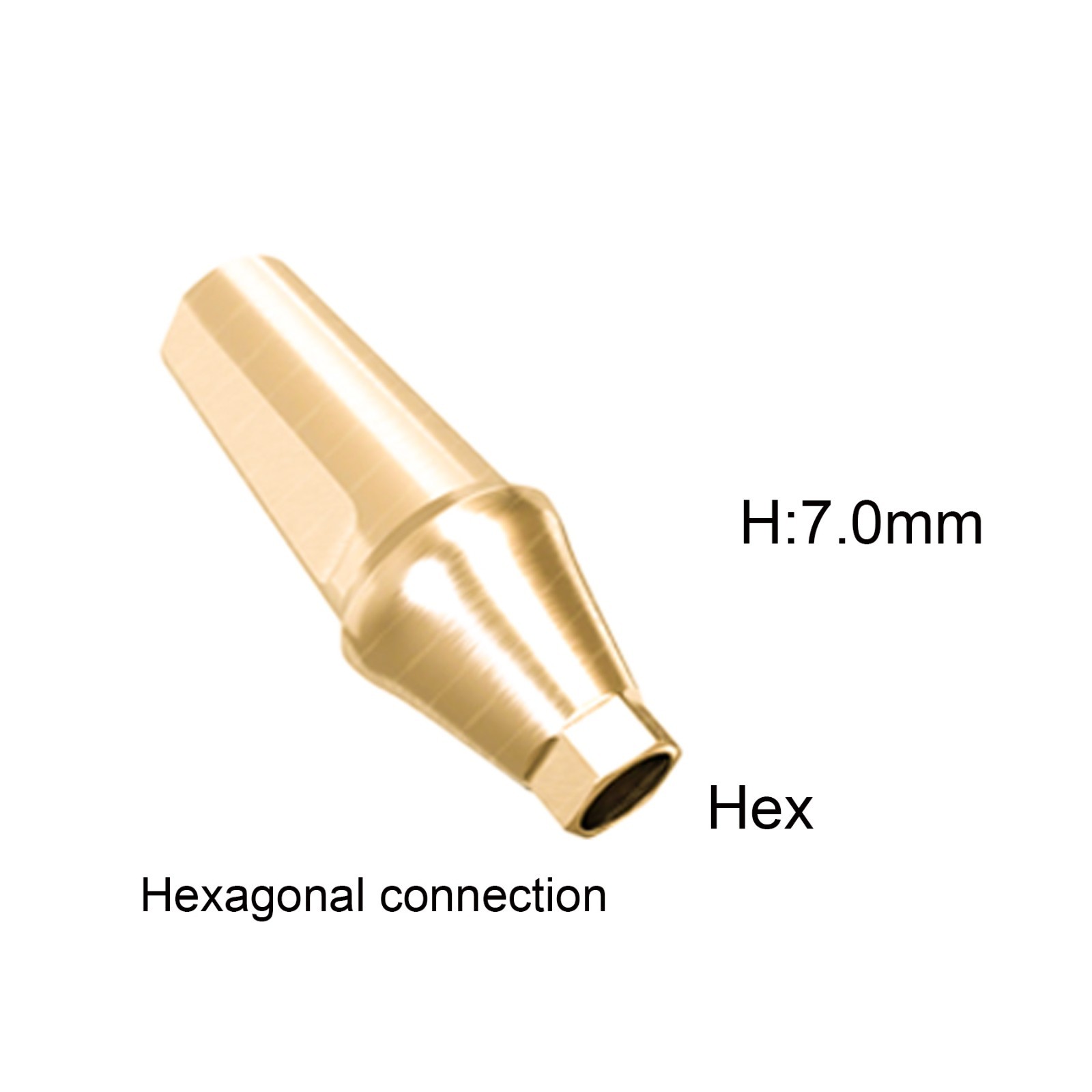 Titanium Pre-milled Straight Abutment 3.0mm GH Dental abutment fit Hiossen OSSTE