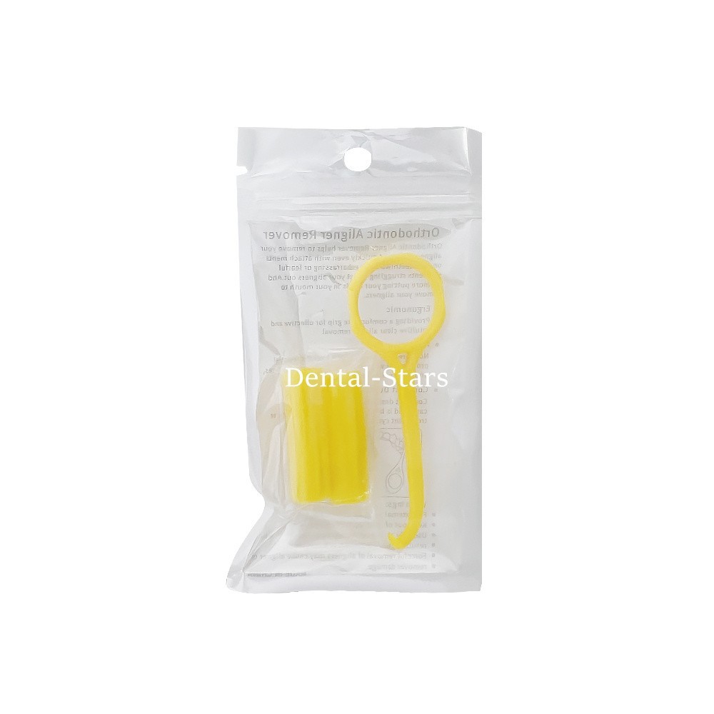 100 Packs Dental Aligner Chewies Clear Tray Retainer Seater Retriever Take Off