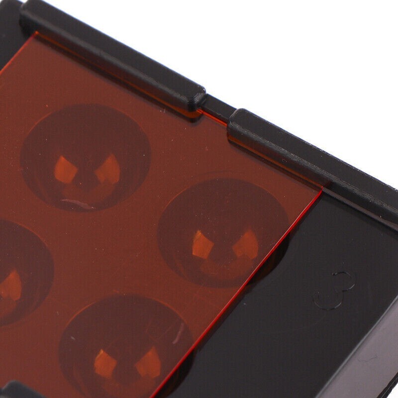 Dental Veneer Storage Box Teeth Patch Shading Light Retainer Molar Box 4 Holes