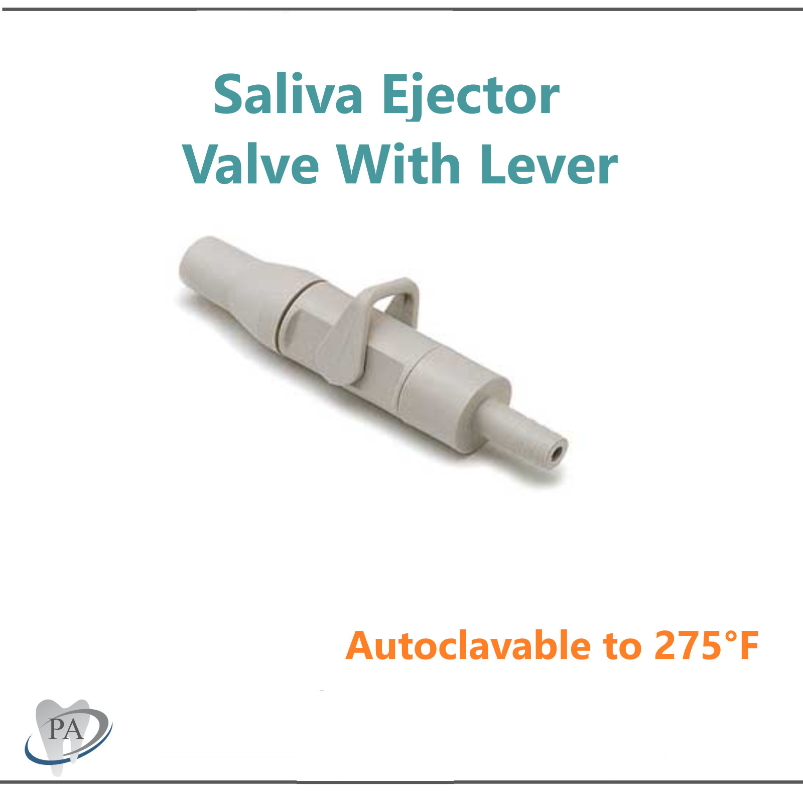 Dental Saliva Ejectors SE VALVE, SE LEVER, SE Mount HOLDER Autoclavable to 275°F