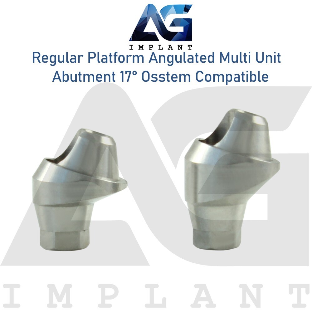 10 Angled Multi Unit 17° Titanium Fit Regular Platform 0sstem® TS Hex