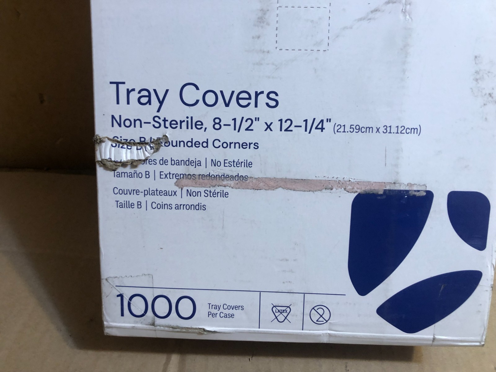 1k Disposable Tattoo Medical Dental Tray Covers Paper Size B Trays -12.25″x8.5″