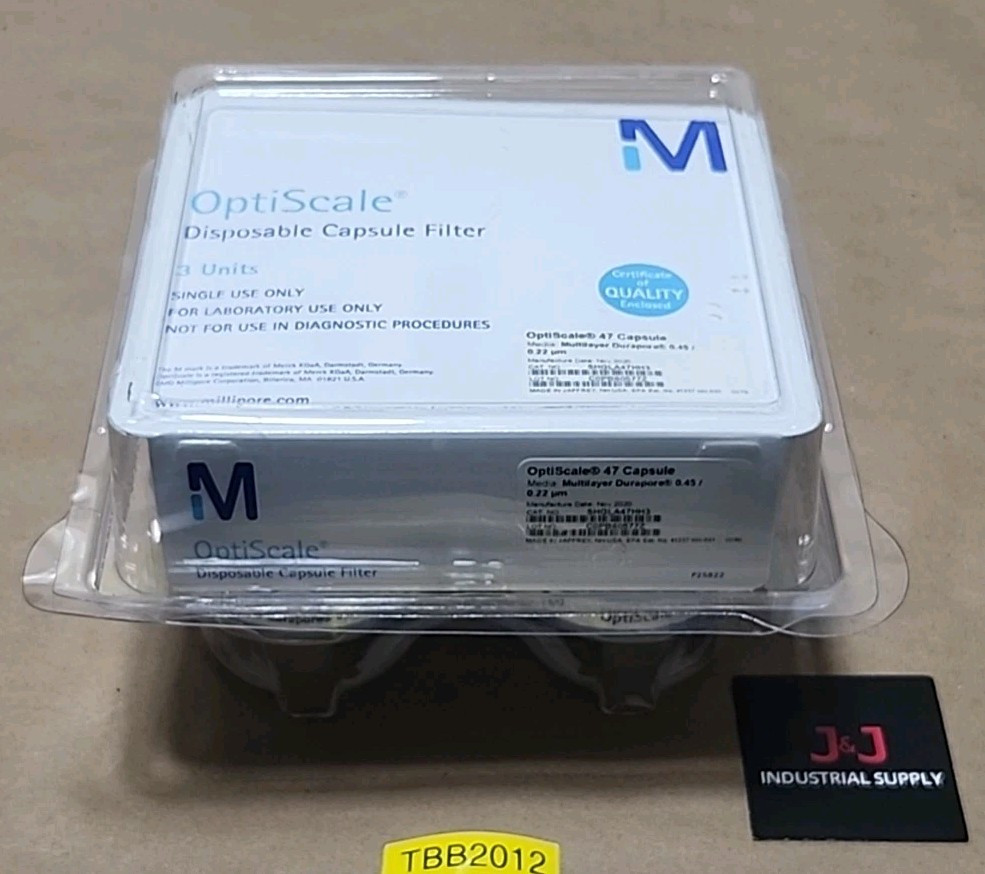 *NEW* [3/PK] Millipore SHGLA47HH3 OptiScale 47 Capsule 0.45/0.22um + Warranty!
