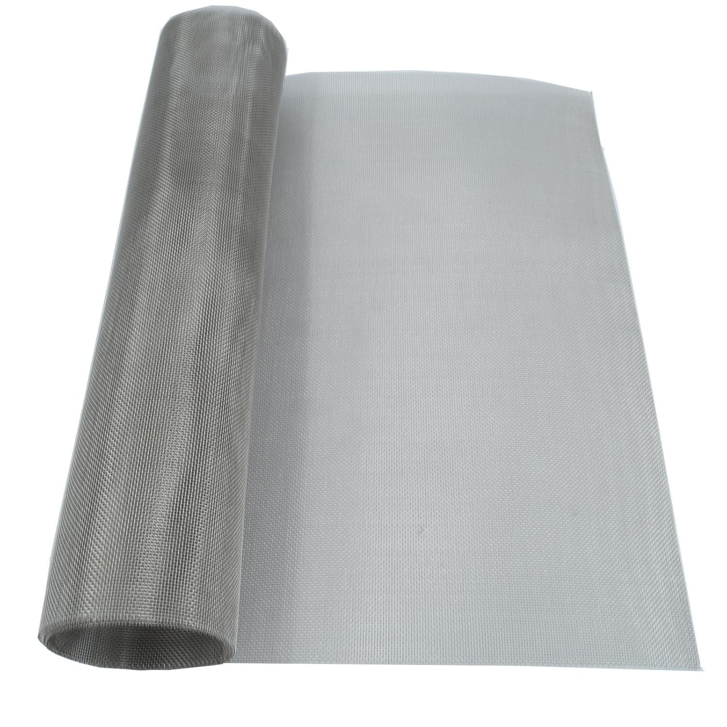 Stainless Steel Mesh Screen 20Mesh 15.7×47.2in Woven Wire for Vent DIY Projects