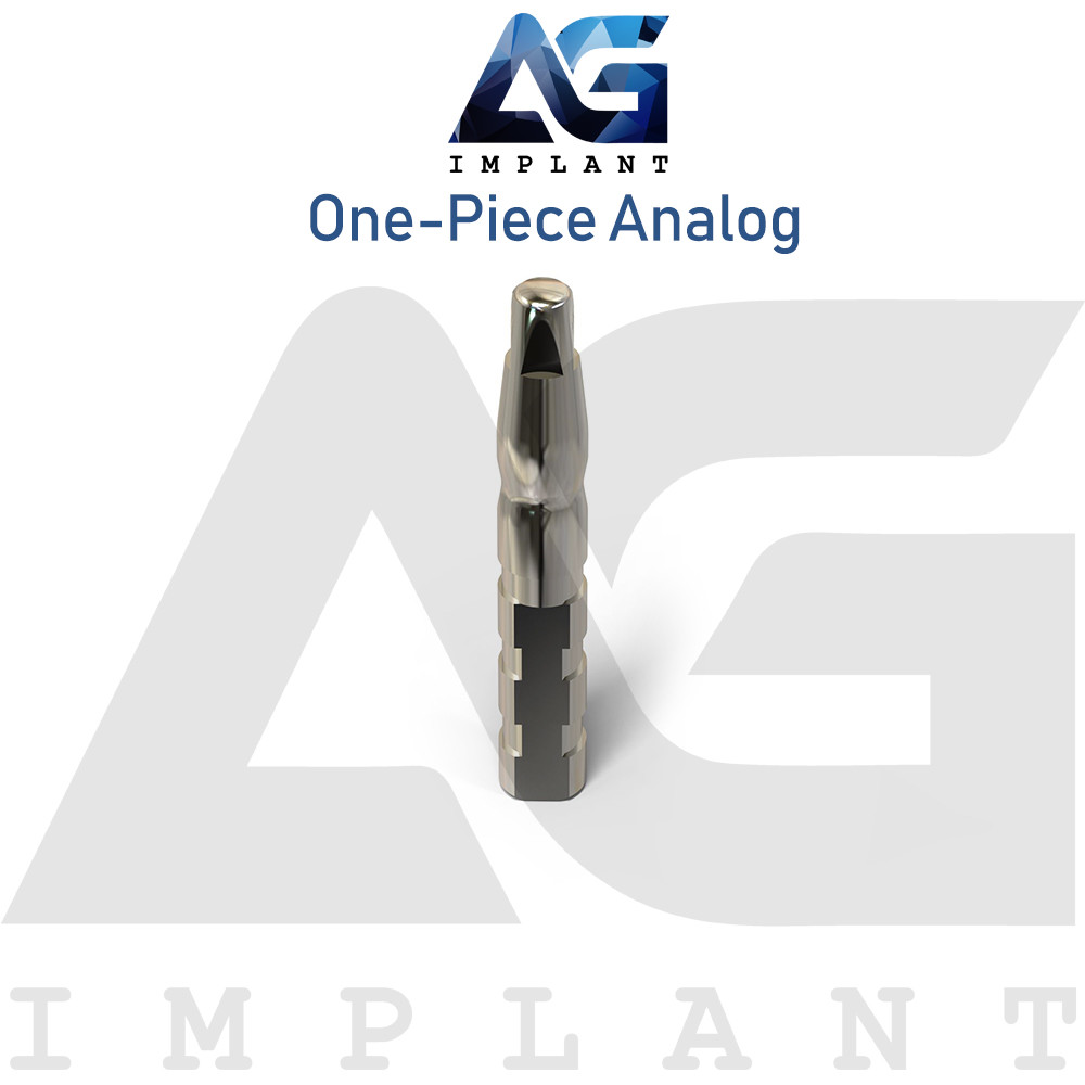 5x Dental Analog One Piece Fixture System Compatible 20mm Stainless Steel