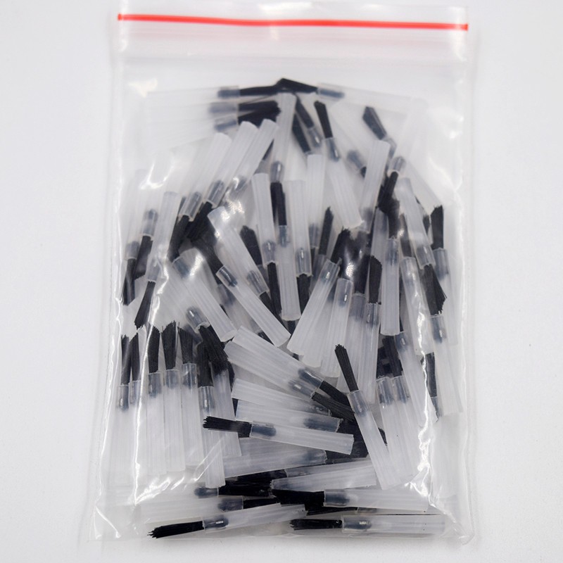 100 Pcs/Pack Dental Disposable Composite Brush Replaceable Applicator Head Tips