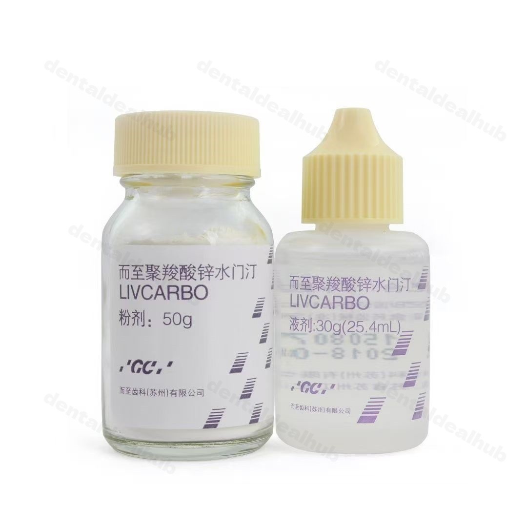 GC LIVCARBO Polycarboxylate Cement 50g Powder 30g Liquid Kit