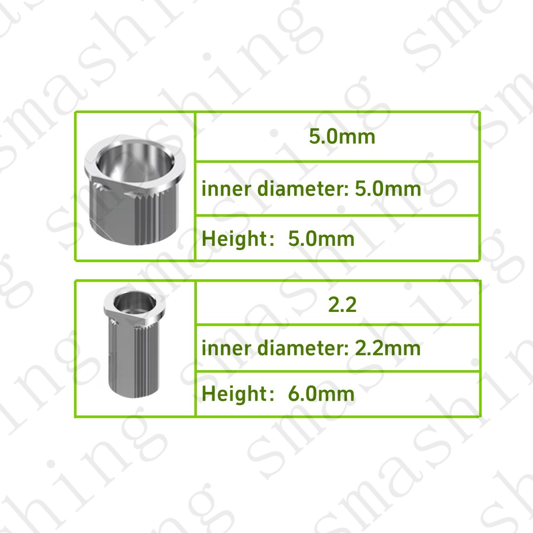 10Pc Dental ITI Guide Hole Sleeve Implant Digital Guidance DGS Straumann 2.2/5.0