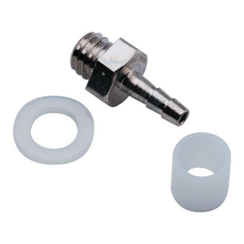 DCI 0074 10-32 x 1/16” Barb Fitting with Washer and Sleeve 10pk